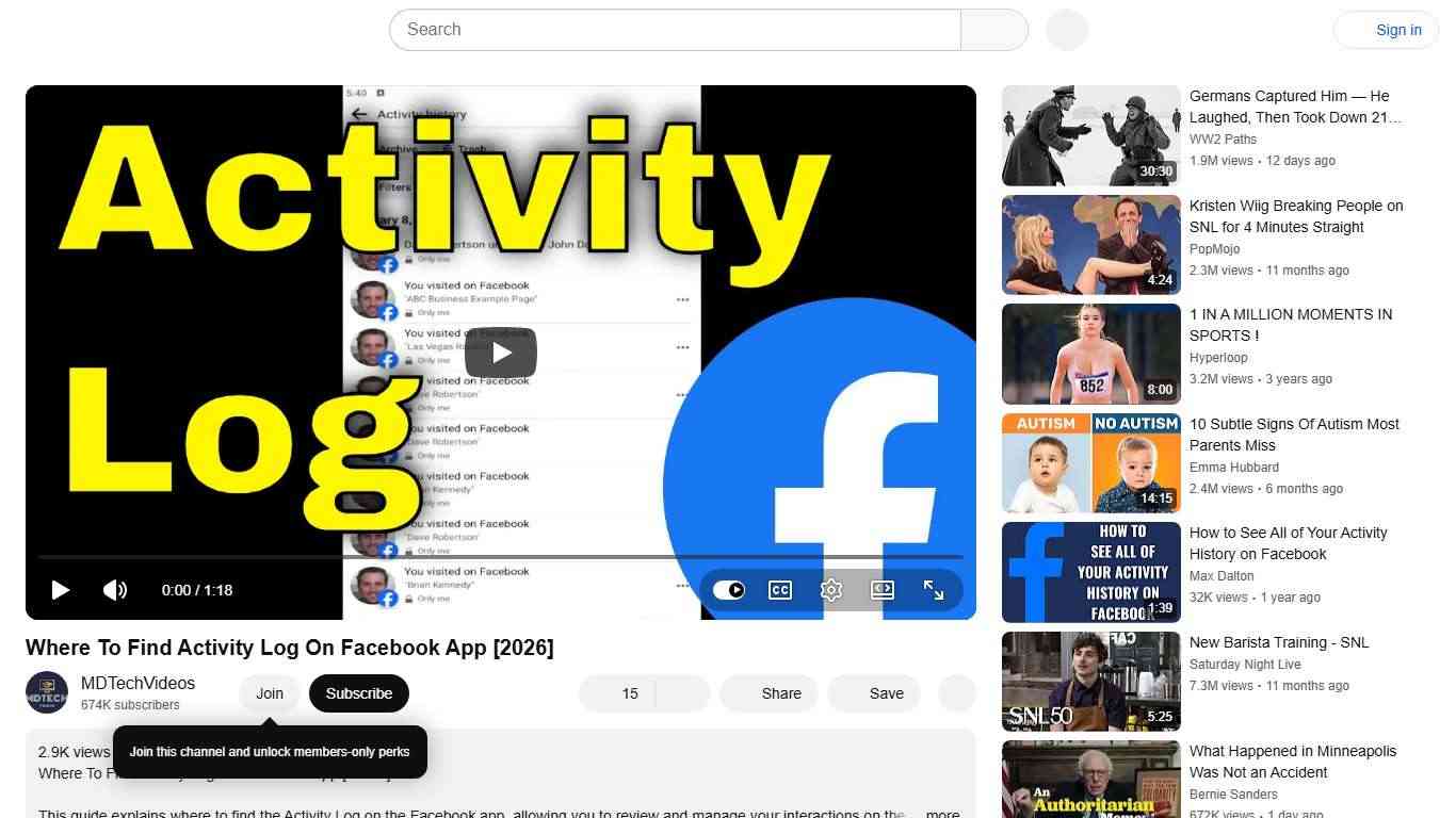 Where To Find Activity Log On Facebook App [2026] - YouTube